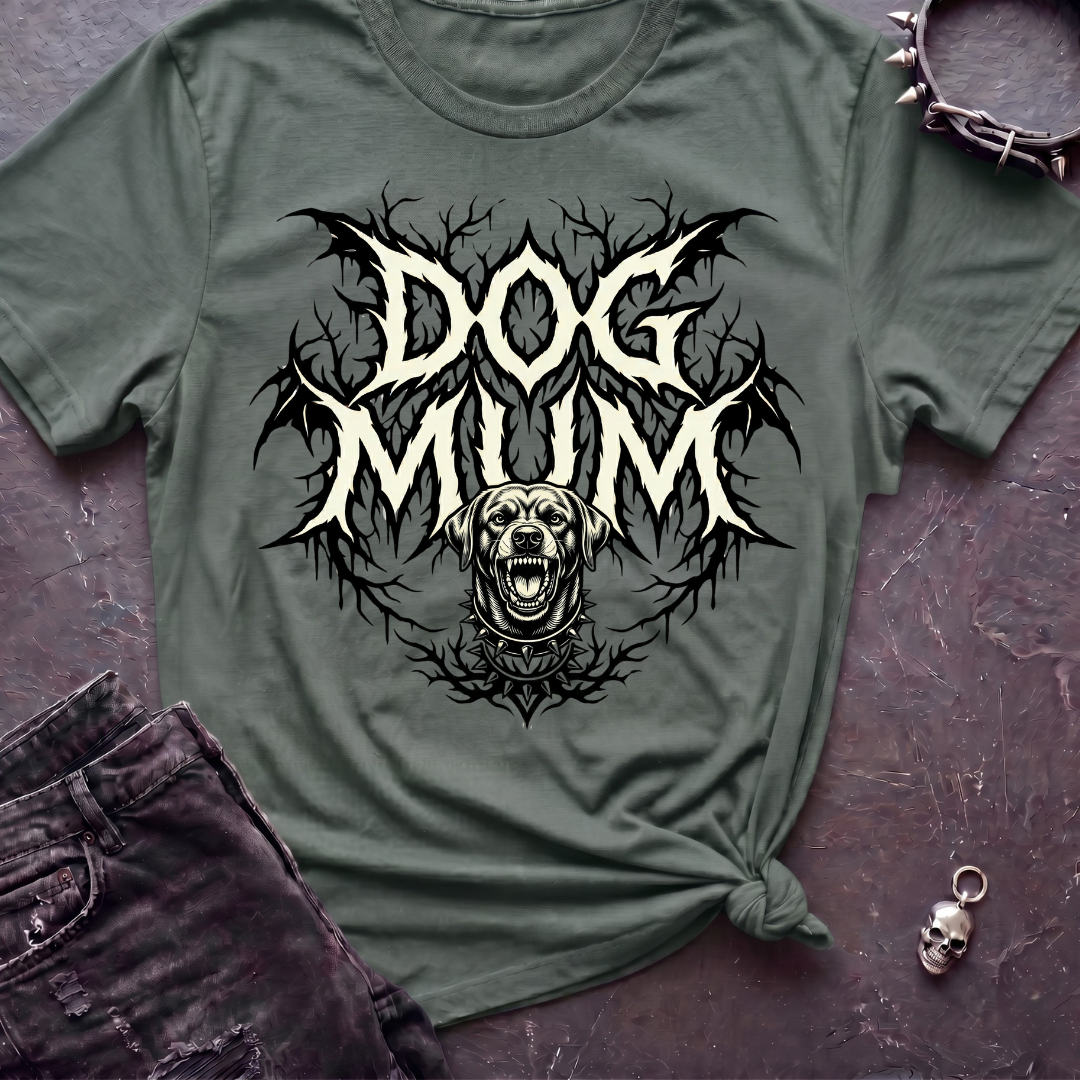 Dog Mum Death Metal Labrador Tshirt