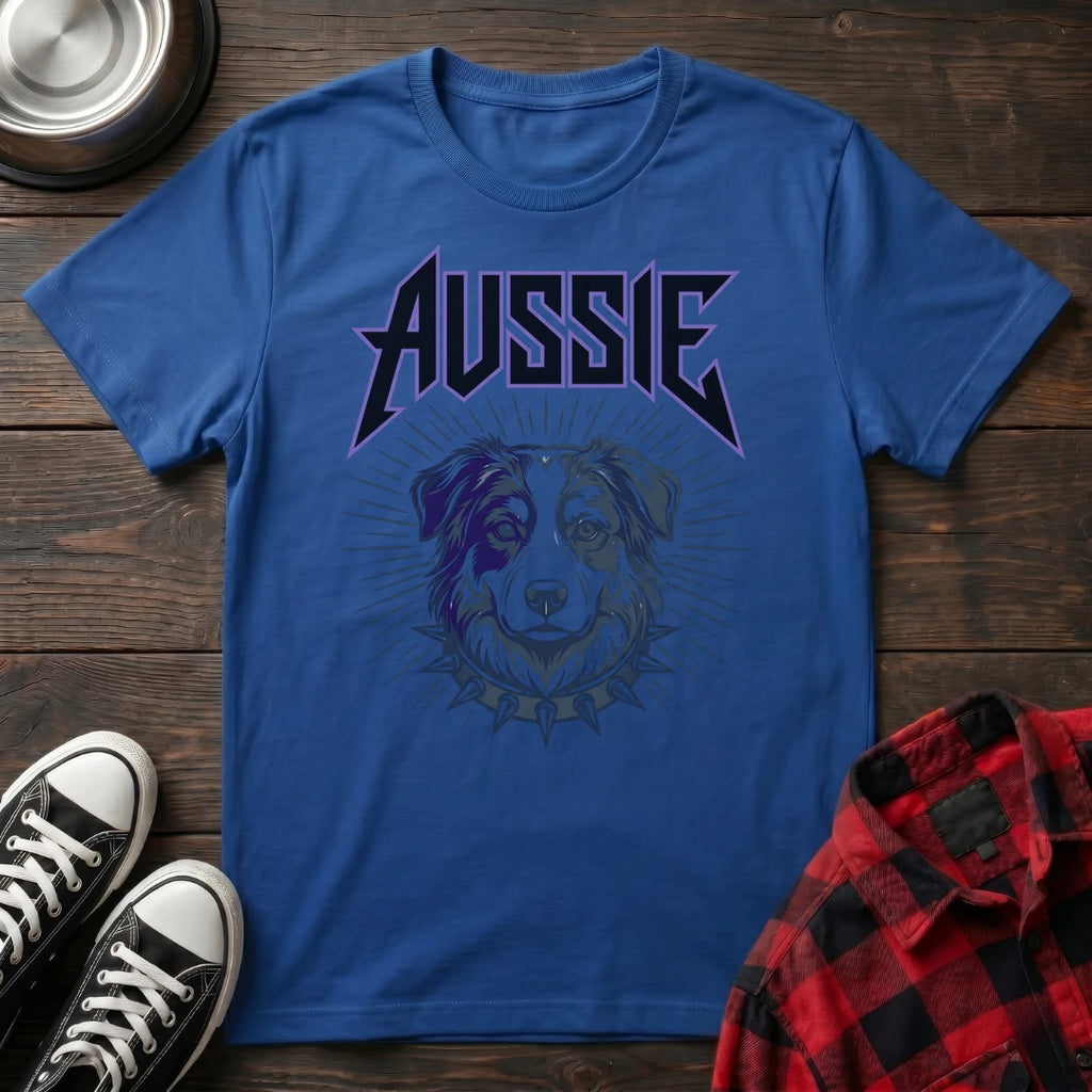 Metal Aussie Shepherd Tshirt
