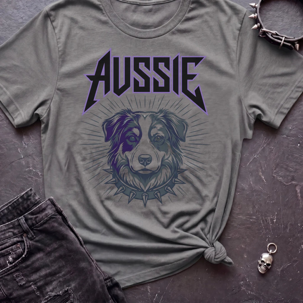 Metal Aussie Shepherd Tshirt