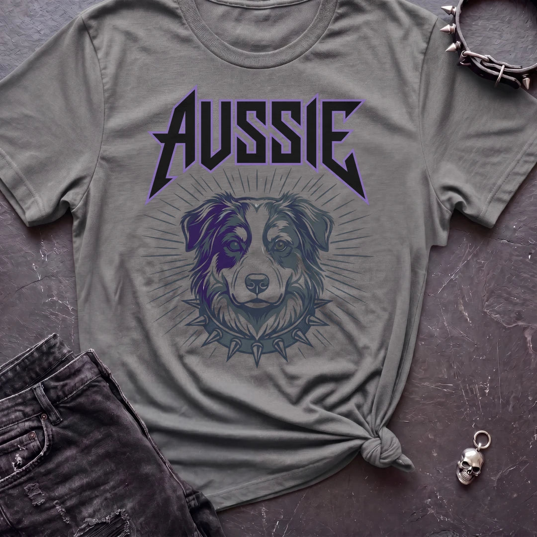 Metal Aussie Shepherd Tshirt