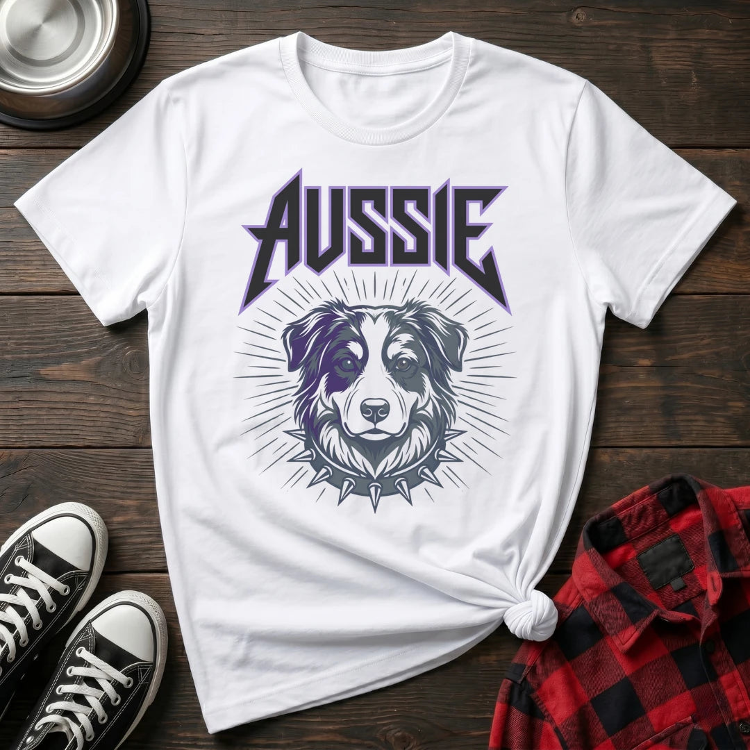 Metal Aussie Shepherd Tshirt