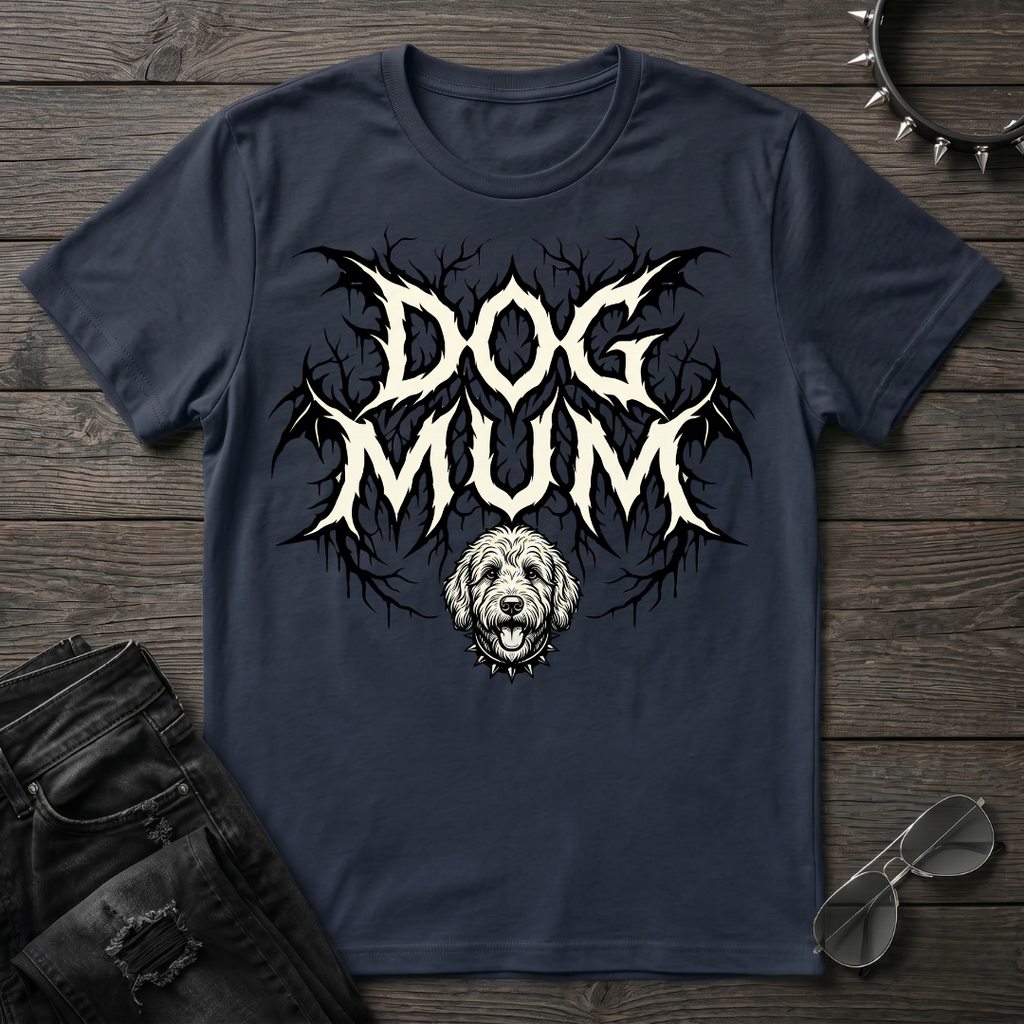 Dog Mum Death Metal Goldendoodle 2 Tshirt