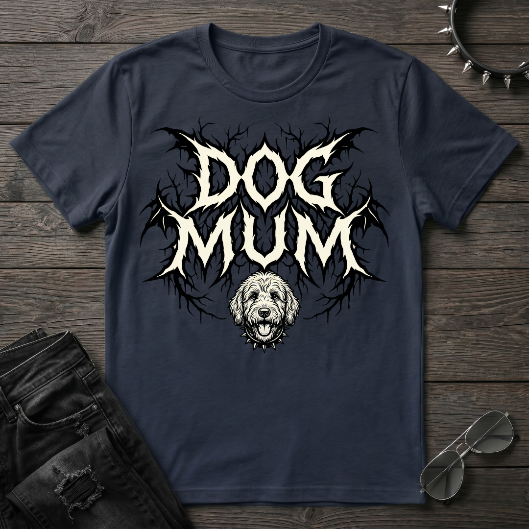 Dog Mum Death Metal Goldendoodle 2 Tshirt