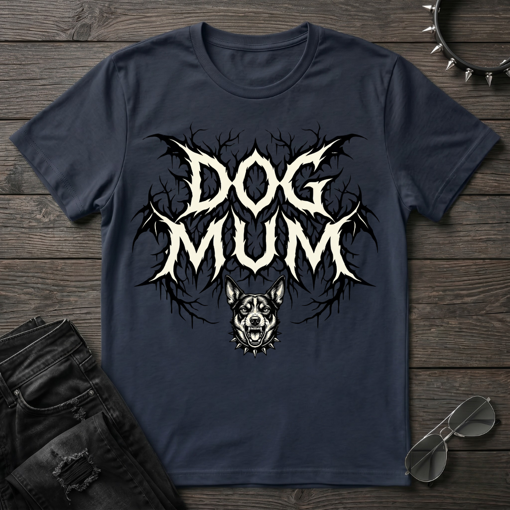 Dog Mum Death Metal Kelpie Tshirt