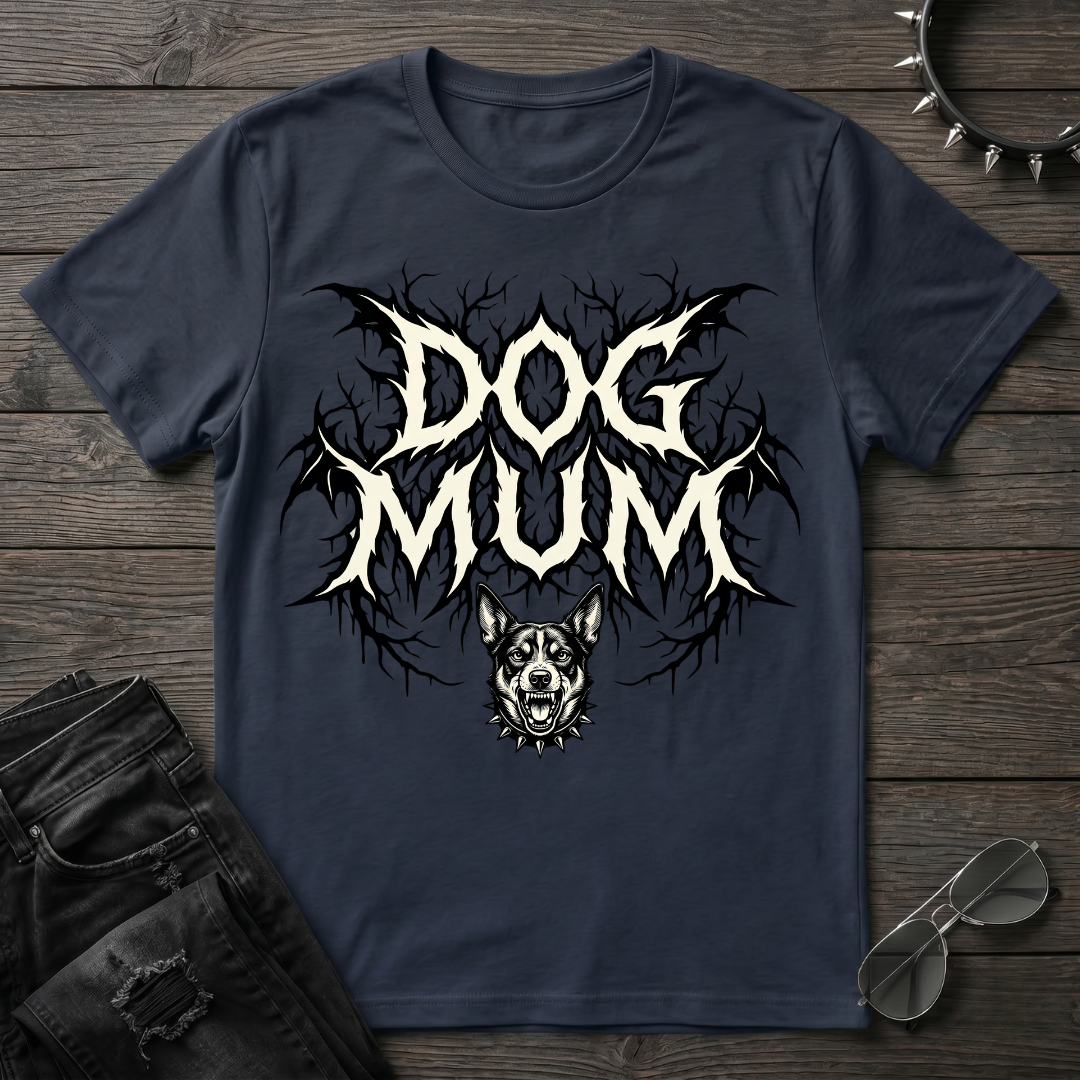 Dog Mum Death Metal Kelpie Tshirt