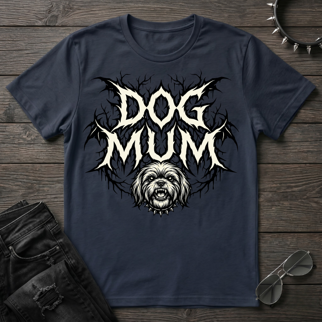 Dog Mum Death Metal Shi tzu Tshirt