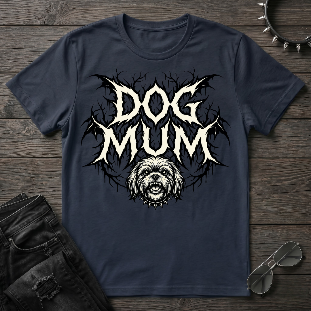 Dog Mum Death Metal Shi tzu Tshirt