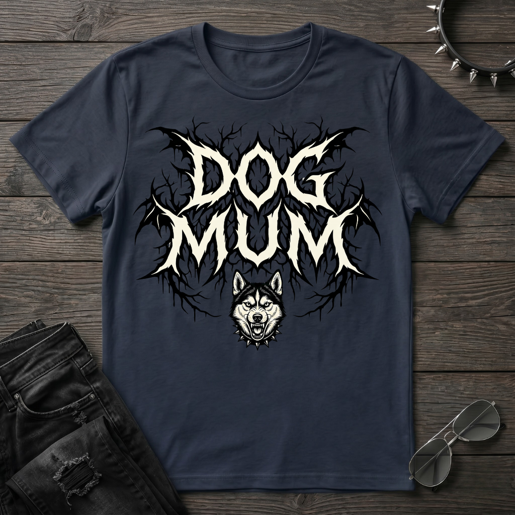 Dog Mum Death Metal Husky Tshirt