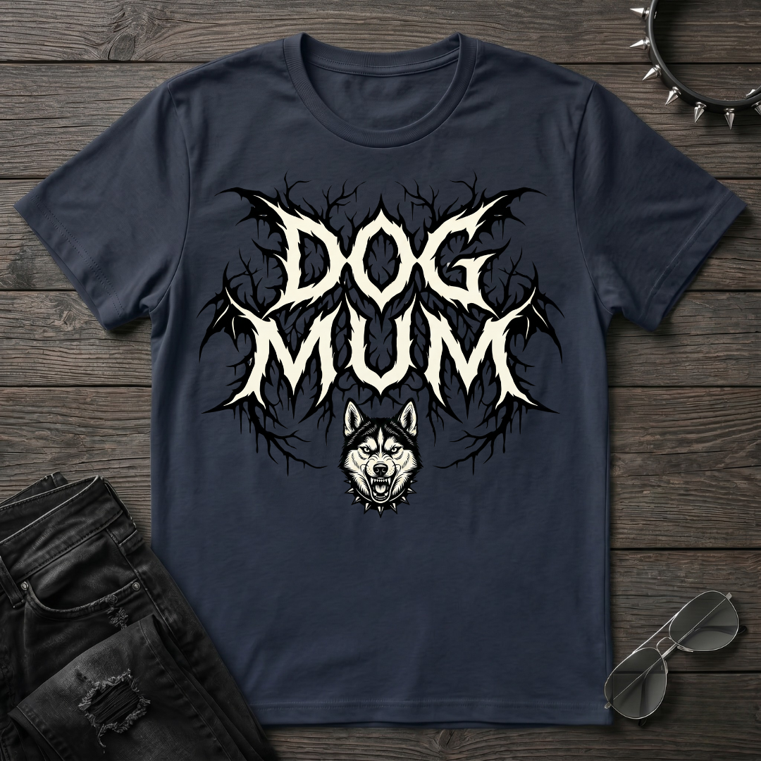 Dog Mum Death Metal Husky Tshirt