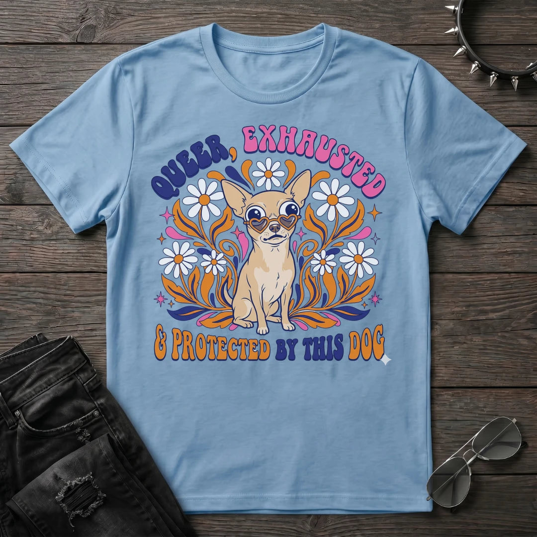 Queer Exhausted Tshirt