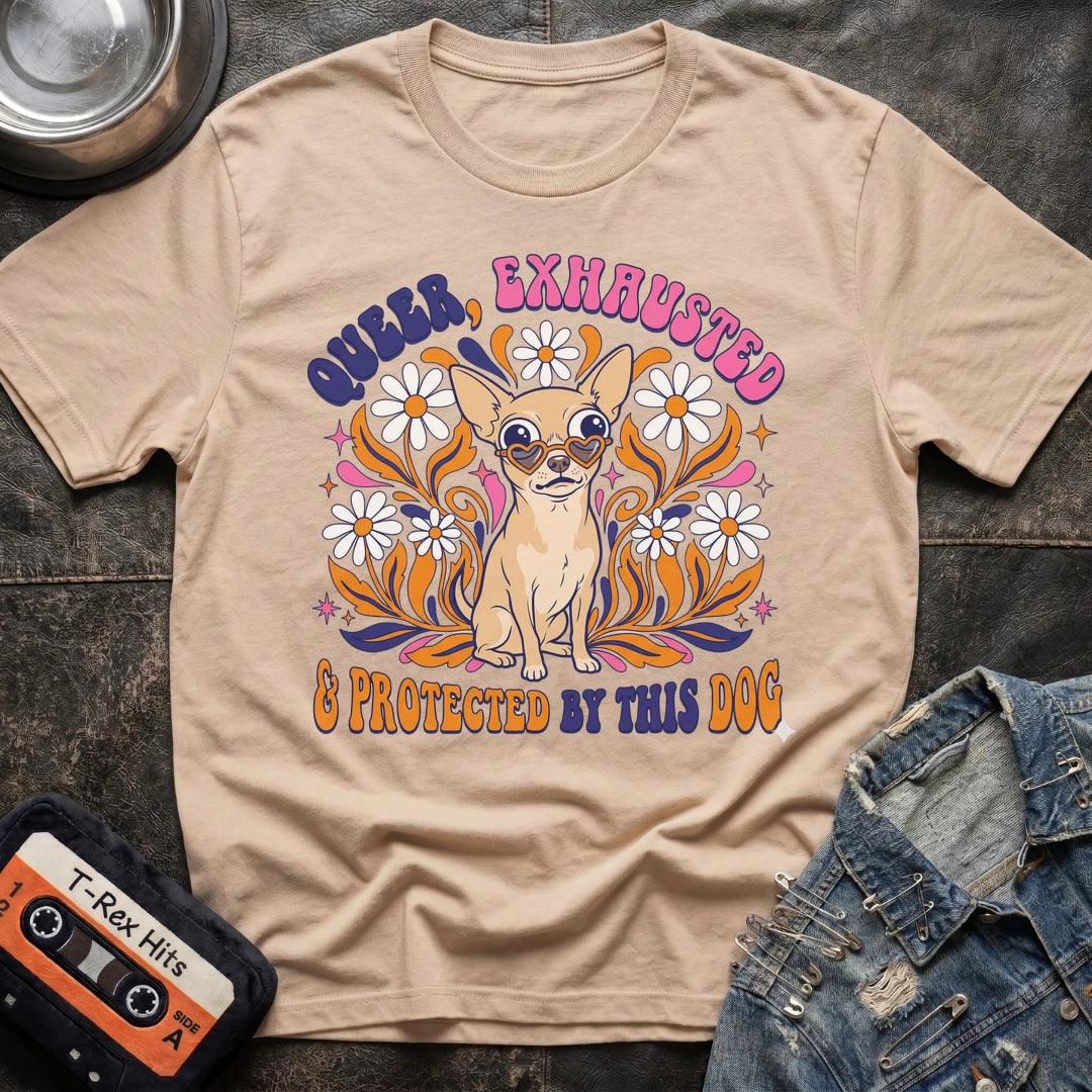 Queer Exhausted Tshirt