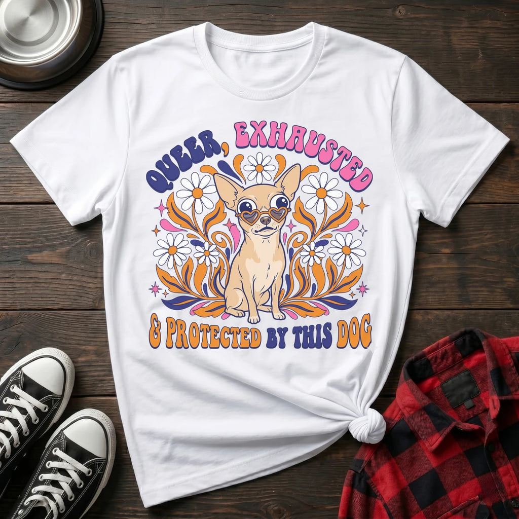 Queer Exhausted Tshirt