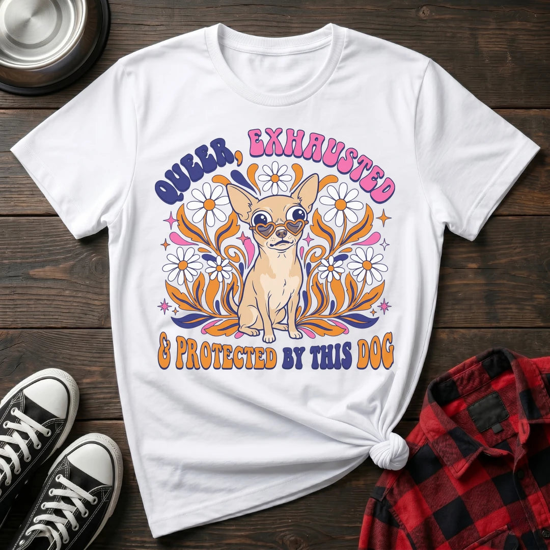 Queer Exhausted Tshirt
