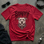 Staffy Death Metal Tshirt