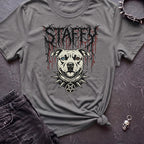 Staffy Death Metal Tshirt