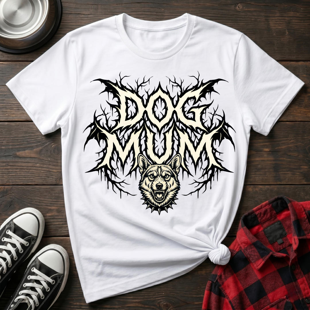 Dog Mum Death Metal Corgi Tshirt