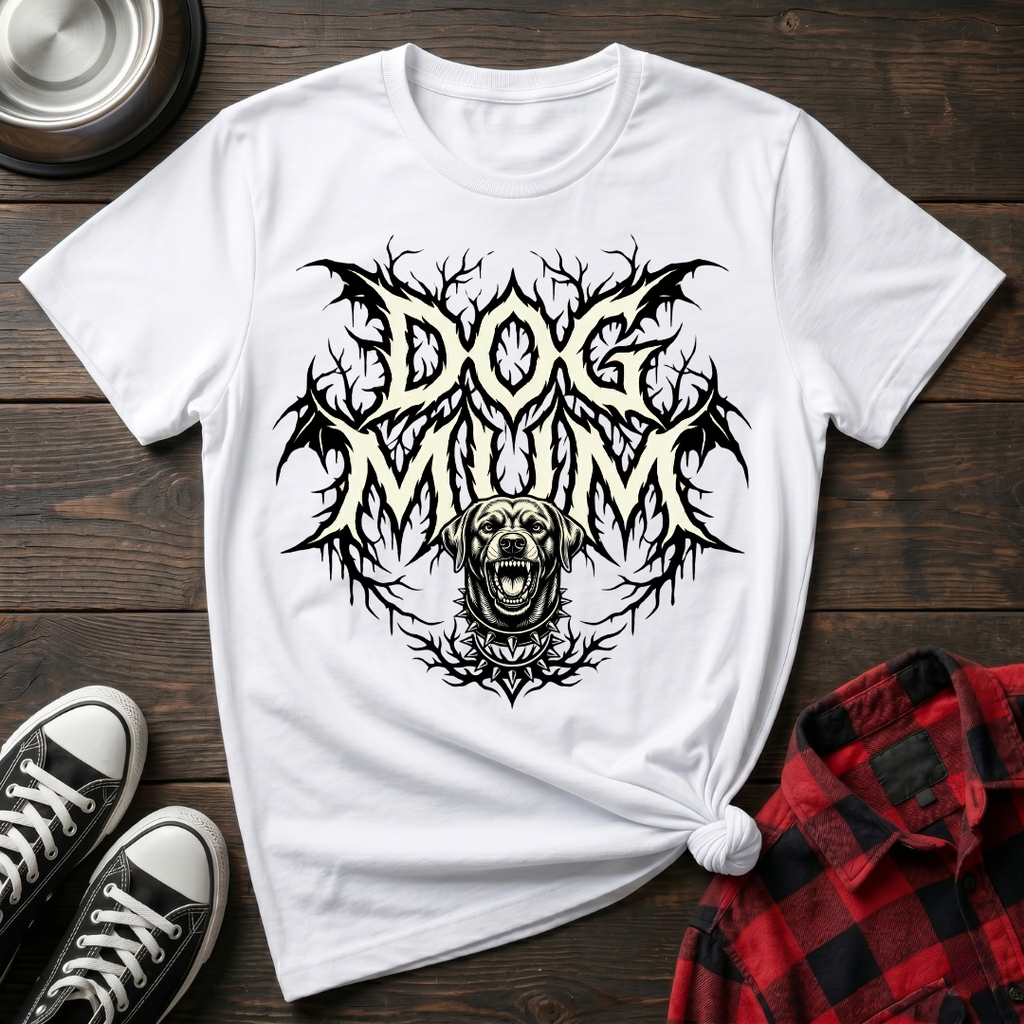 Dog Mum Death Metal Labrador Tshirt